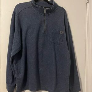 Tommy Bahama Blue Quarter Zip Sweater